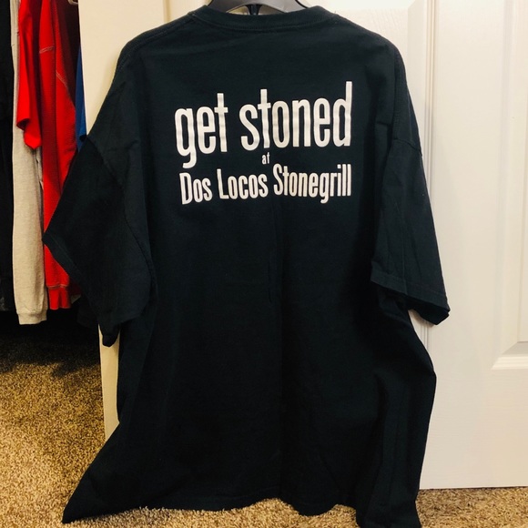GET STONED @ Dos Locos Stonegrill Tee Size 3XL - Picture 1 of 6